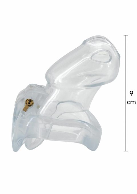 Clear Control Cock Cage Long