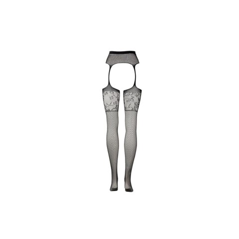 Garterbelt Stockings with Lace Top - Plus Size