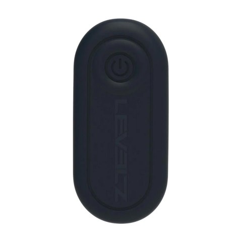 Remote Control Vibrating Thrusting Come-Hither Silicone Prostate Stimulator with Cockring - Black
