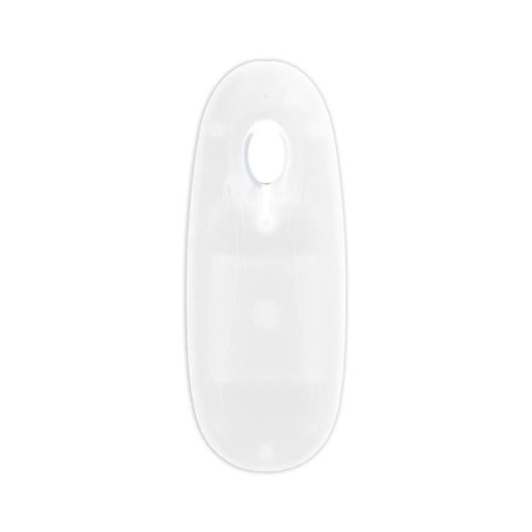 LED Vibrating Straight Cock - 15 cm - Transparent