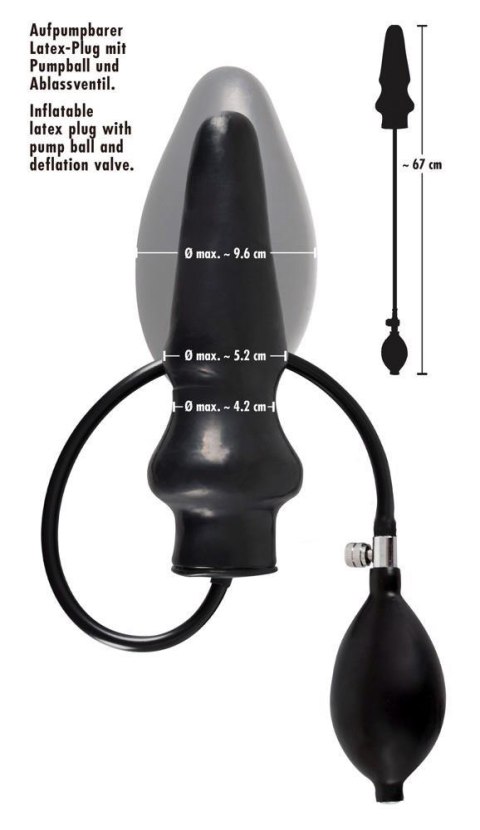 Latex Plug Inflatable