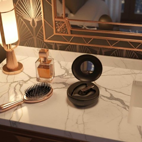 Rosy Gold - Wearable Vibrator with Luxury Charging Case - Black