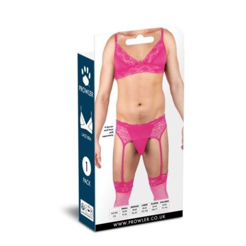 Prowler Pink Lace Bra Xxlarge