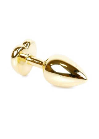 MyLove Toys - Jewellery Gold Heart PLUG- Black