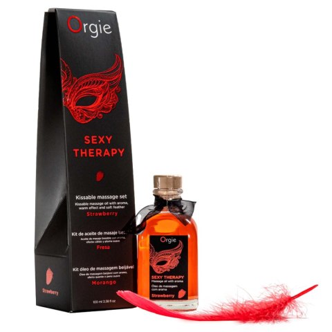 Żel-LIPS MASSAGE KIT STRAWBERRY - 100 ML