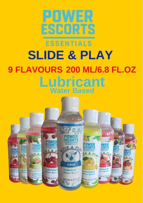 Power Escorts - DR08 - Cherry Water-Based Lubricant 200ml - Slide & Play Personal Lube