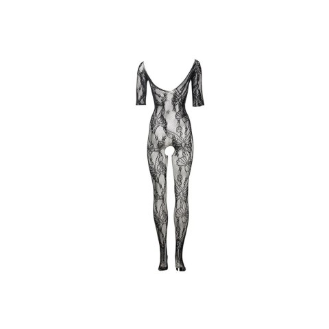 Lace Sleeved Bodystocking - One Size